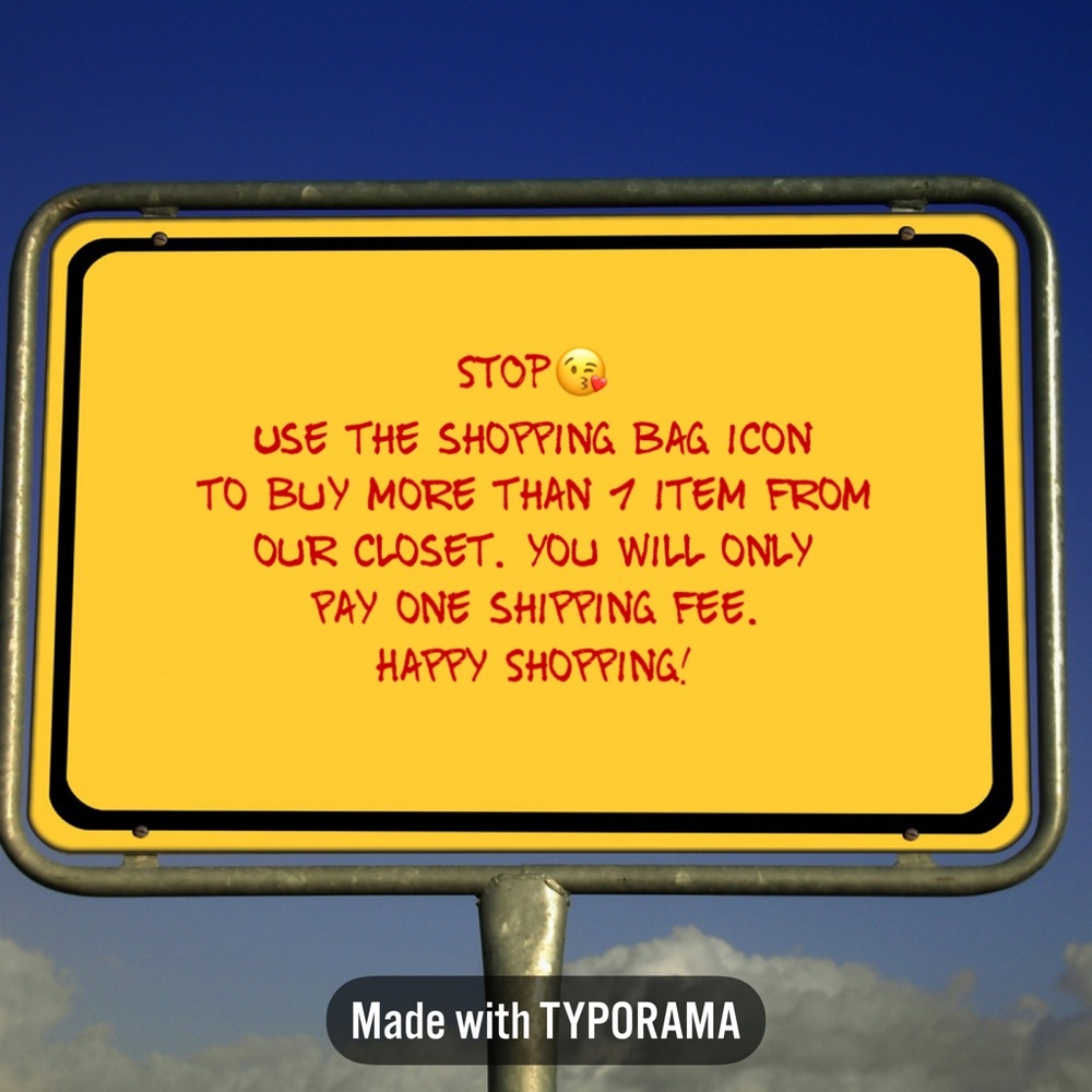 Bundle and save! Use the shopping bag to bundle.